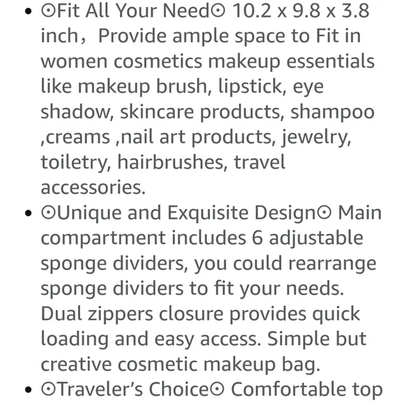 Grey Marble Travel Organizer Case. Cosmetics/Jewelry/Phone/Headphones. Brand New - Picture 11 of 12